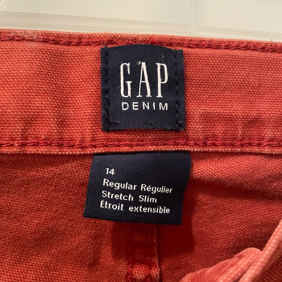 GAP skinny slim red jeans - Picture 2 of 6